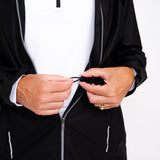 Women's Rain Jacket - Black Rain Jacket Taylor Jordan Apparel 