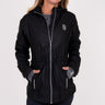 Women's Rain Jacket - Black Rain Jacket Taylor Jordan Apparel 
