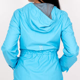Women's Rain Jacket - Light Blue Rain Jacket TJ Golf 