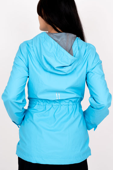 Women's Rain Jacket - Light Blue Rain Jacket TJ Golf 