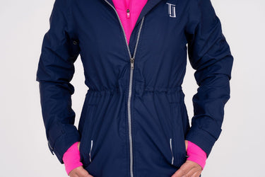Women's Rain Jacket - Navy Rain Jacket Taylor Jordan Apparel 
