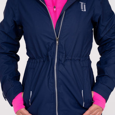 Women's Rain Jacket - Navy Rain Jacket Taylor Jordan Apparel 