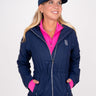 Women's Rain Jacket - Navy Rain Jacket Taylor Jordan Apparel 