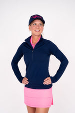 Women's Tour Pullover - Navy Women's Tour Pullover TJ Sport